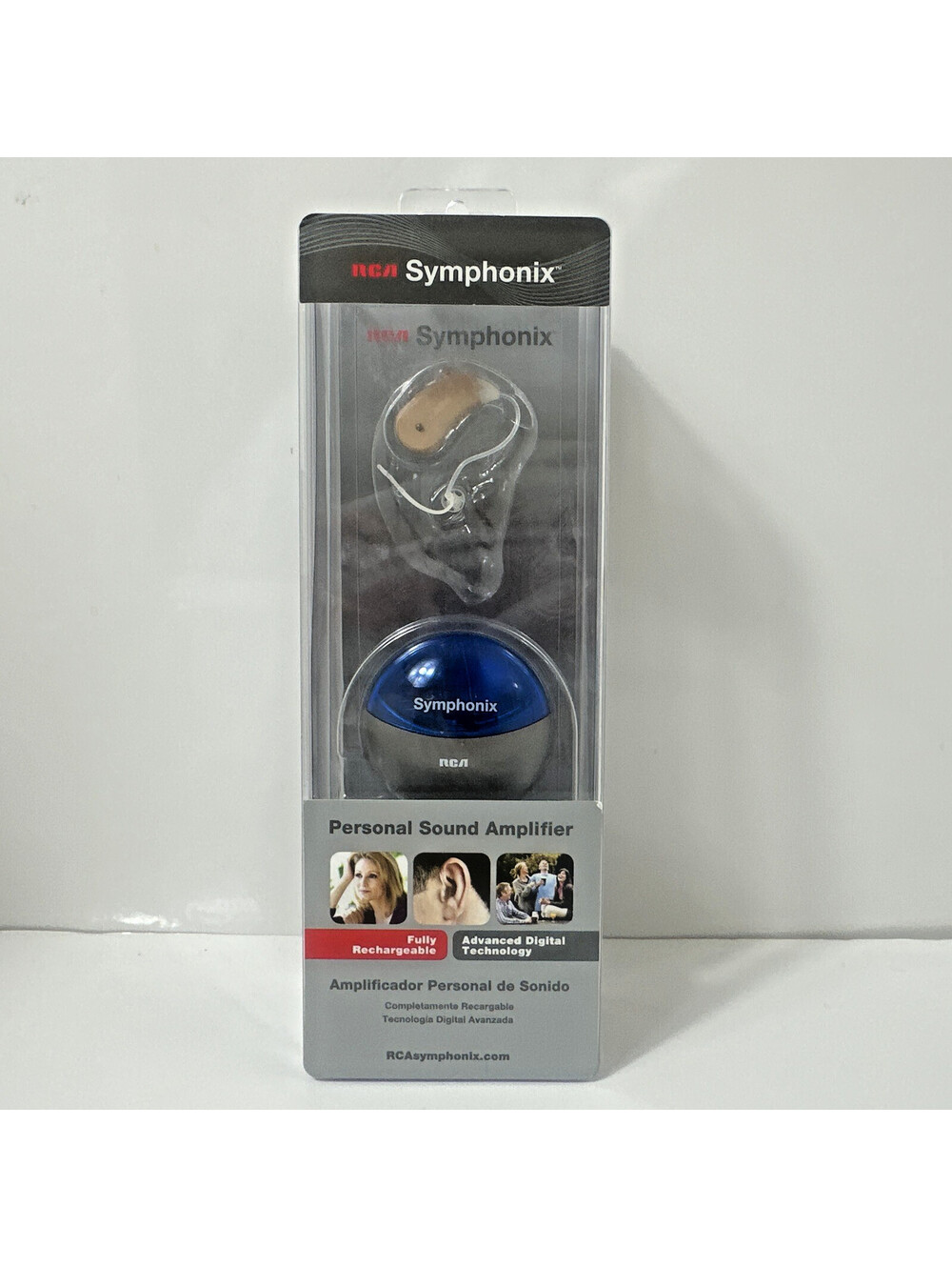 RCA Symphonix RPSA10 Personal Sound Amplifier Rechargeable Digital PSAP New